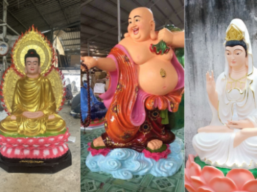 Tượng Phật Thích Ca, Di Lặc và Quan Âm khác nhau như thế nào?