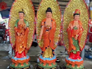 Tam Thánh Phật gồm những ai? Nguồn gốc và ý nghĩa tượng Phật Tam Thánh