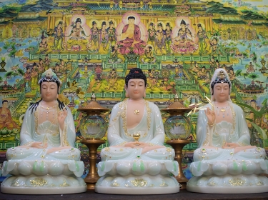 Tượng Tam Thánh Phật Composite Được Ưa Chuộng Nhất Hiện Nay