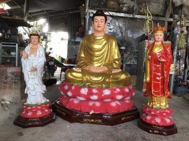 Tượng Phật Hoàng Phi Bình Dương Nhận Công Trình Lớn Tại Khu Du Lịch.