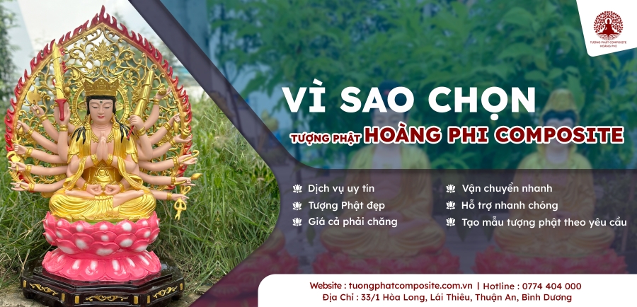 TƯỢNG PHẬT COMPOSITE HOÀNG PHI