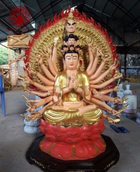 Tượng Thiên Thủ Thiên Nhãn + Chuẩn Đề