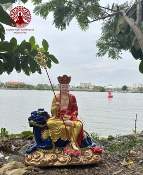 Tượng Phật Địa Tạng Ngồi Đế Thính 1099