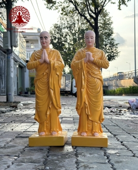 Tượng Phật Anan + Ca Diếp 01