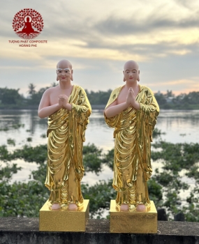 Tượng Phật Anan + Ca Diếp 04