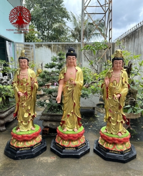 Tượng Phật Tam Thánh 03