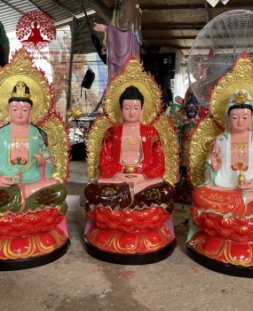 Tượng Phật Tam Thánh 06