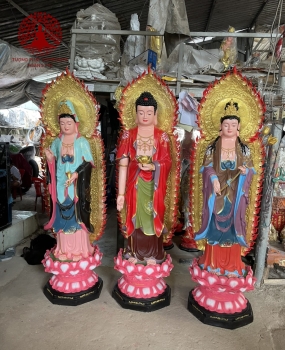 Tượng Phật Tam Thánh 08