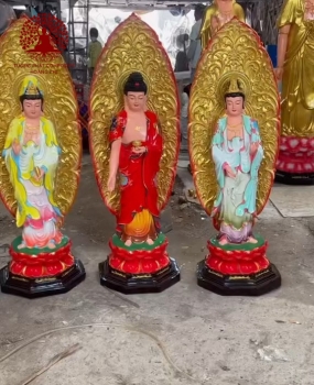 Tượng Phật Tam Thánh 09