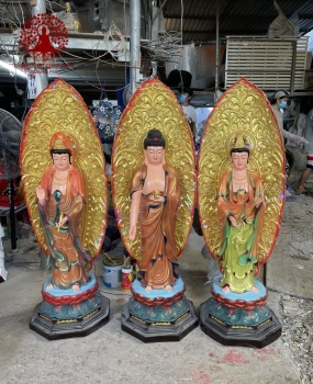 Tượng Phật Tam Thánh 12