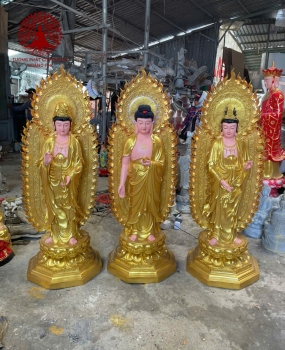 Tượng Phật Tây Phương Tam Thánh 1157