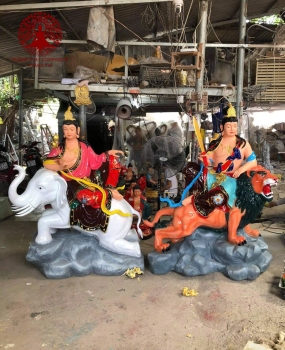 Tượng Phật Văn Thù Phổ Hiền 1173