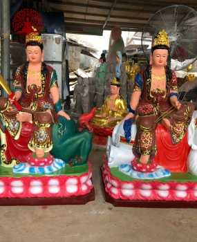 Tượng Phật  Văn Thù Phổ Hiền 03