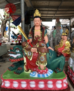 Tượng Phật Văn Thù Phổ Hiền 06