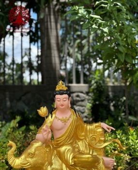 Tượng Phật Văn Thù Phổ Hiền 1070