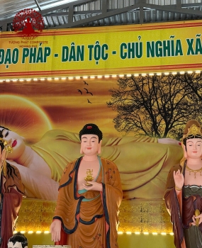 Tượng Phật Tây Phương Tam Thánh 1230