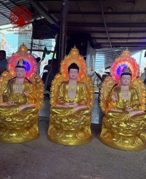 Tượng Phật Tây Phương Tam Thánh 1267