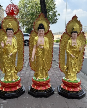 Tượng Phật Tây Phương Tam Thánh 04