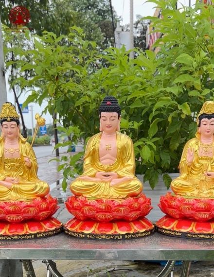 Tượng Phật Tây Phương Tam Thánh 1101