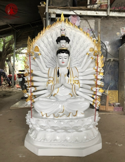 Tượng Thiên Thủ Thiên Nhãn + Chuẩn Đề