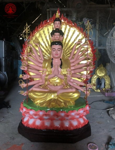Tượng Thiên Thủ Thiên Nhãn + Chuẩn Đề