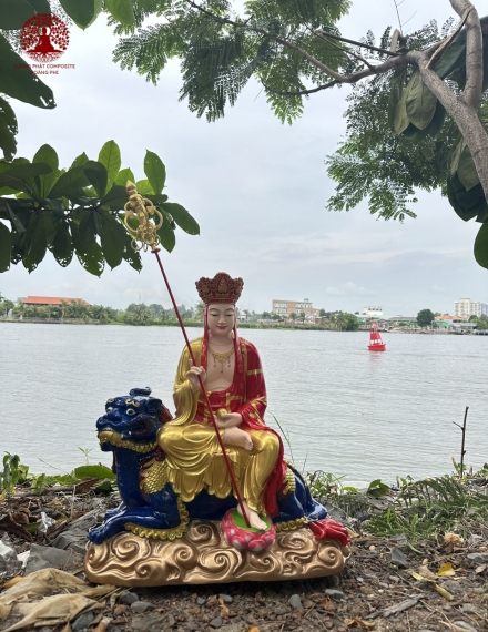 Tượng Phật Địa Tạng Ngồi Đế Thính 1099