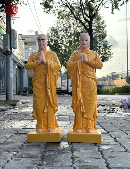 Tượng Phật Anan + Ca Diếp 01