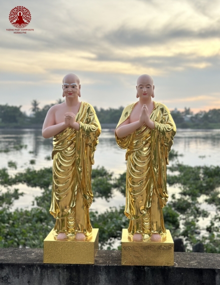 Tượng Phật Anan + Ca Diếp 04