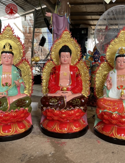Tượng Phật Tam Thánh 06