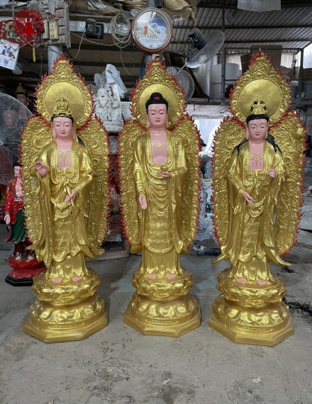 Tượng Phật Tam Thánh 07