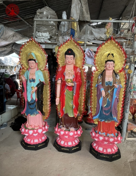 Tượng Phật Tam Thánh 08