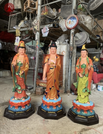 Tượng Phật Tam Thánh 10