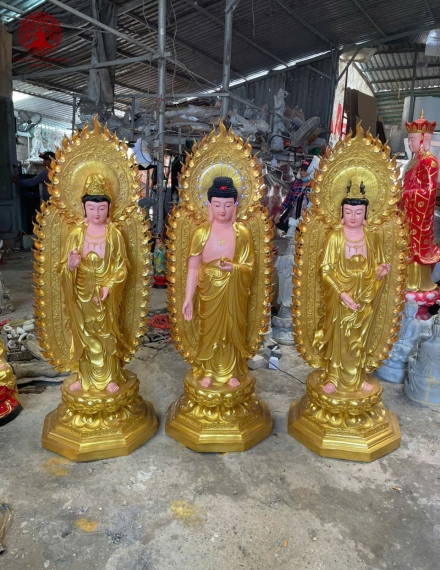 Tượng Phật Tây Phương Tam Thánh A1