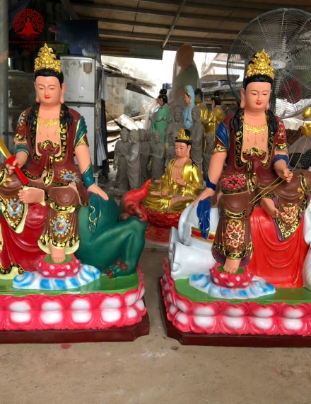Tượng Phật  Văn Thù Phổ Hiền 03