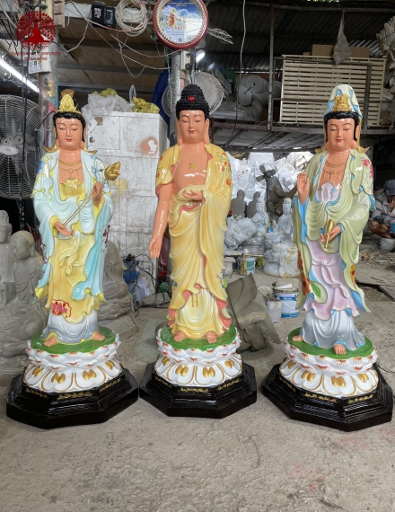 Tượng Phật Tây Phương Tam Thánh 18