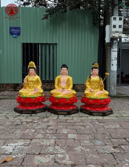 Tượng Phật Tây Phương Tam Thánh 19