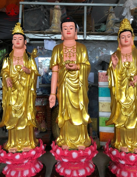 Tượng Phật Tây Phương Tam Thánh 1035