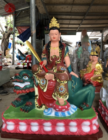 Tượng Phật Văn Thù Phổ Hiền 06