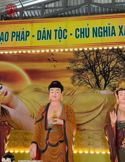 Tượng Phật Tây Phương Tam Thánh 1230