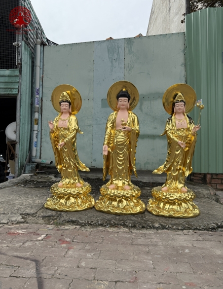 Tượng Phật Tây Phương Tam Thánh 1243