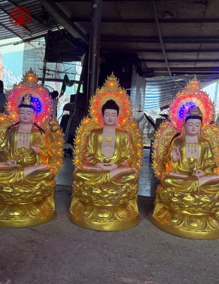 Tượng Phật Tây Phương Tam Thánh 20